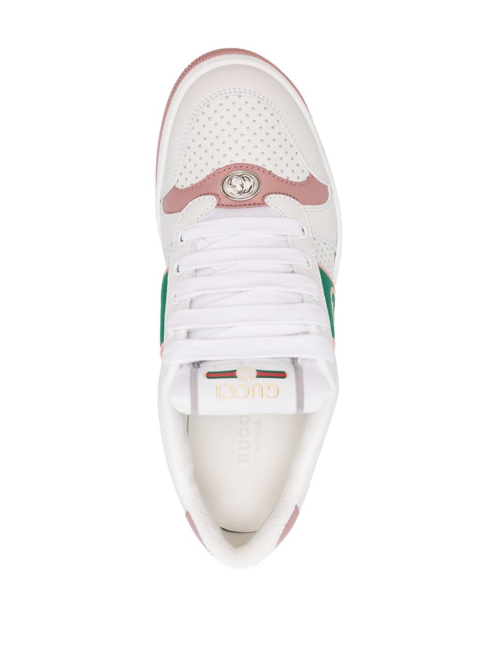 Wms Gucci Screener Lace-up Sneakers