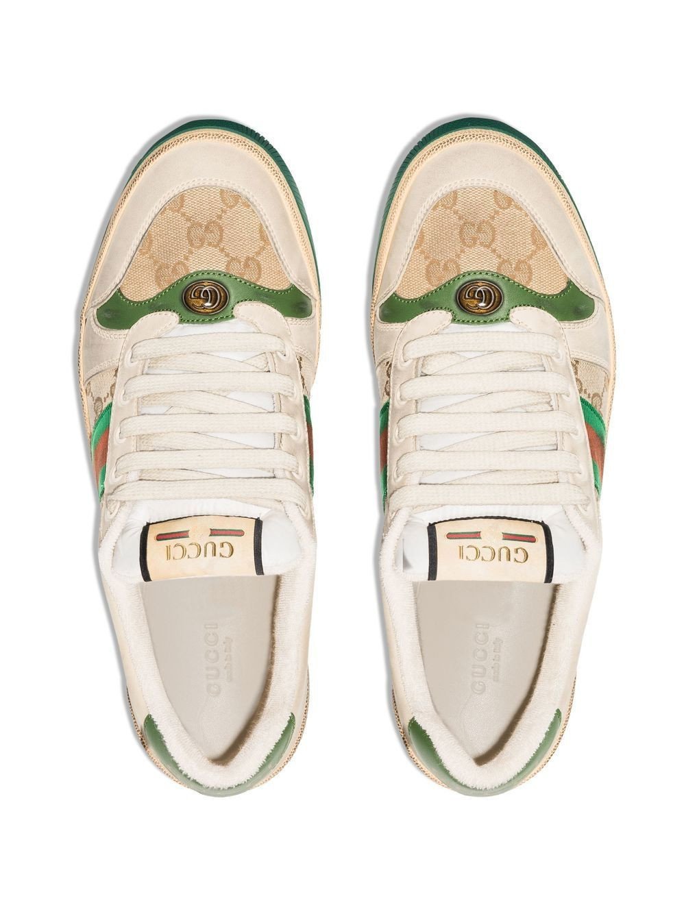 Wms Gucci Screener Lace-up Sneakers