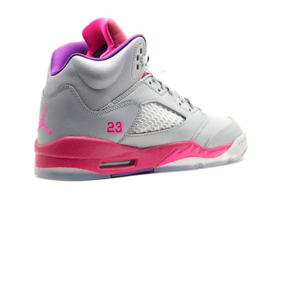 Nike Air Jordan 5 Retro GS 'Cement Grey Pink' - Image 2