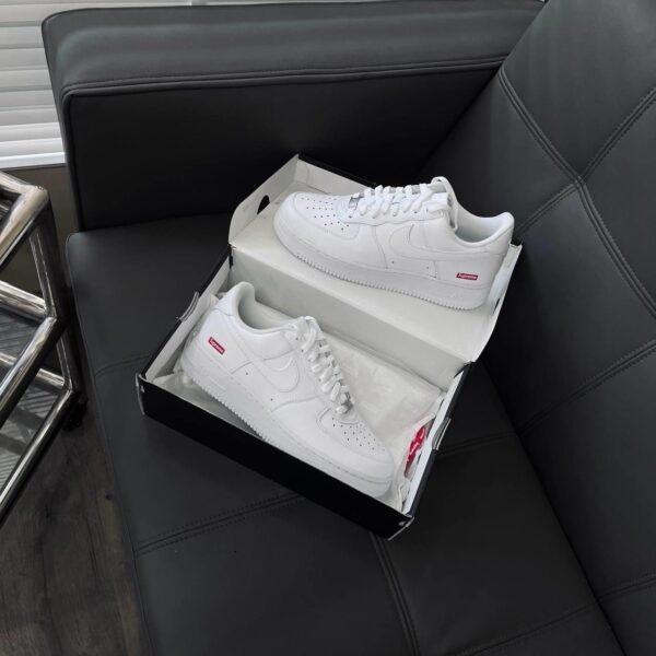 Nike Supreme x Air Force 1 Low 'Box Logo - White' - Image 11