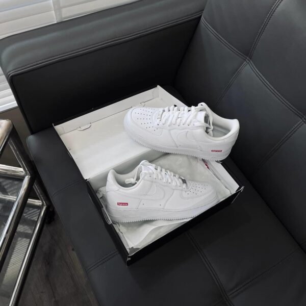 Nike Supreme x Air Force 1 Low 'Box Logo - White' - Image 12
