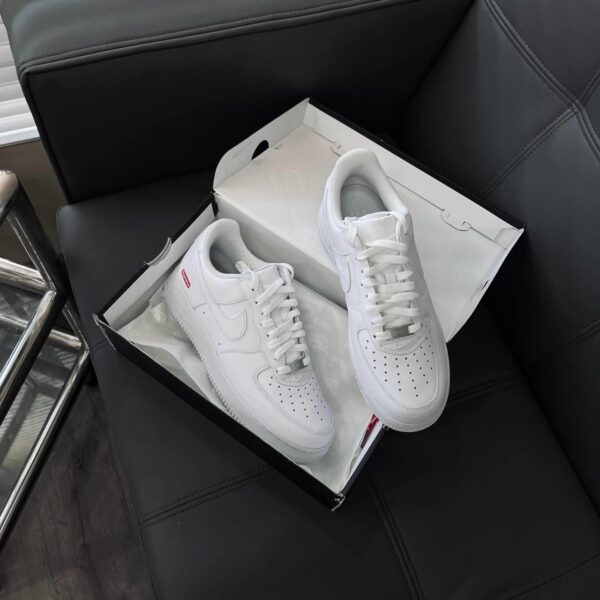 Nike Supreme x Air Force 1 Low 'Box Logo - White' - Image 13