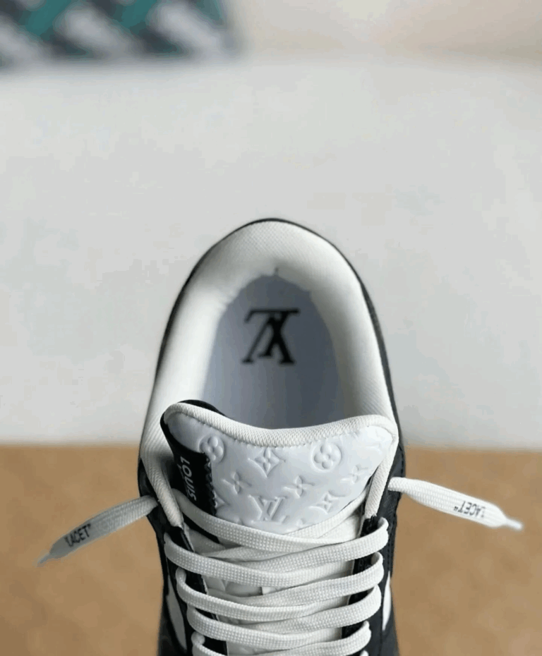 Louis Vuitton x Nike Air Force 1 Low ‘Virgil Abloh – Black/White’ - Image 7