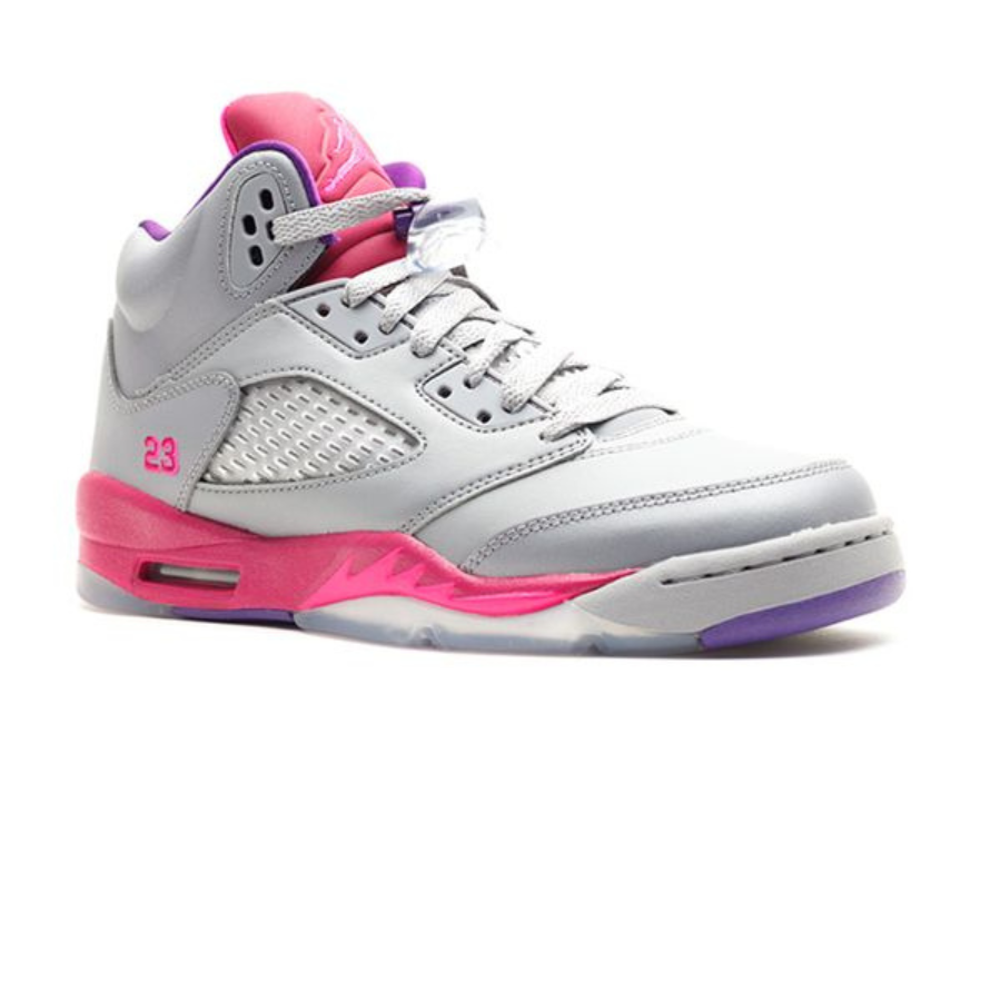 Nike Air Jordan 5 Retro GS 'Cement Grey Pink' - Image 3