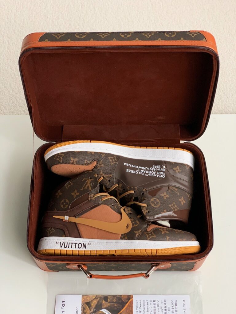 Nike Air Jordan 1 x LV Sneaker High-tops - Image 4