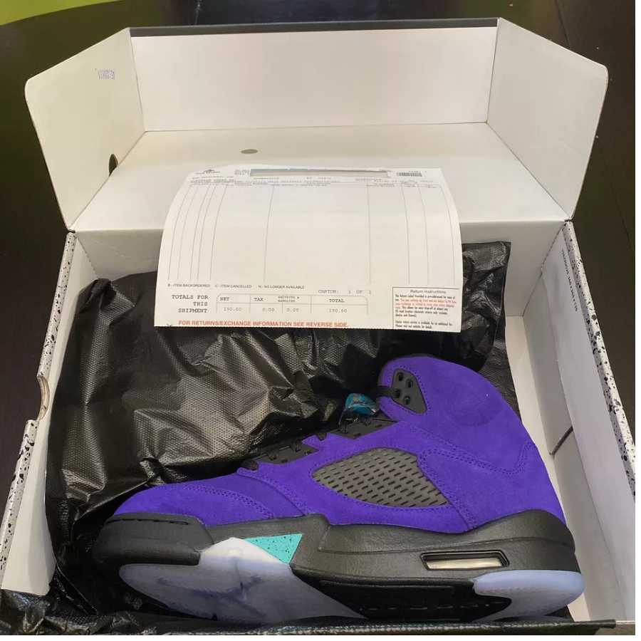 Nike Air Jordan 5 Retro 'Alternate Grape' - Image 5