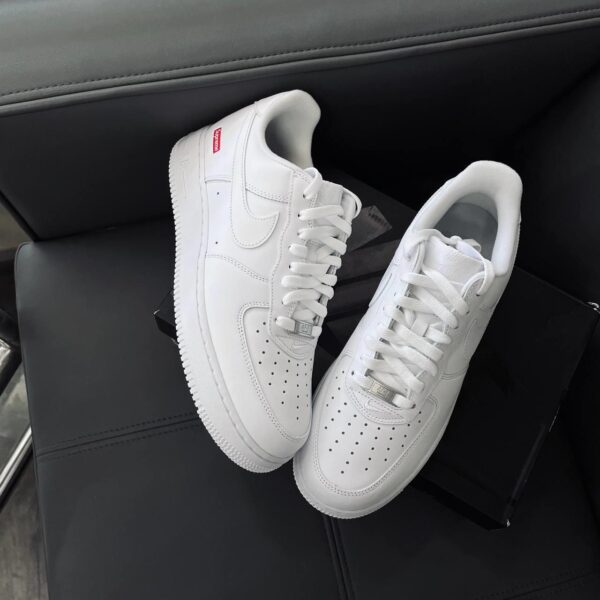 Nike Supreme x Air Force 1 Low 'Box Logo - White' - Image 6