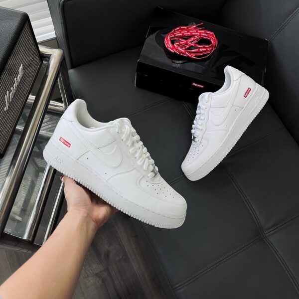 Nike Supreme x Air Force 1 Low 'Box Logo - White' - Image 7