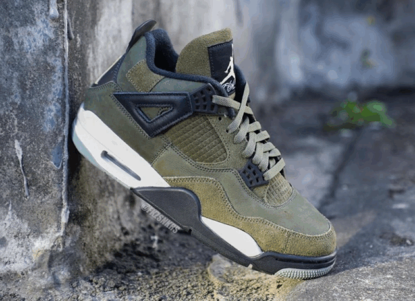 Nike Air Jordan 4 Retro SE Craft 'Olive' - Image 6
