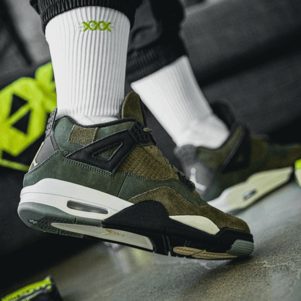 Nike Air Jordan 4 Retro SE Craft 'Olive' - Image 5