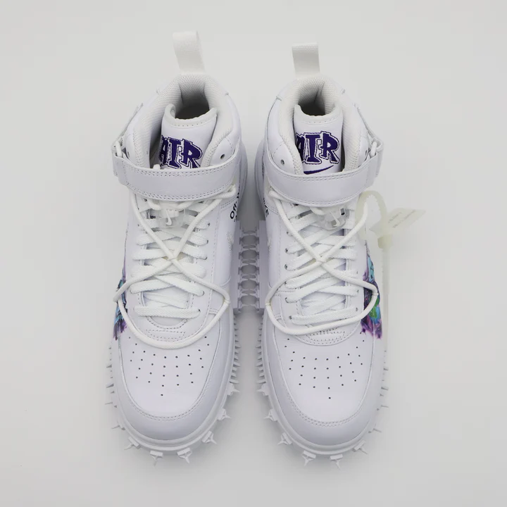 Nike Air Force 1 Mid x Off-White SP Leather 'Graffiti' - Image 6