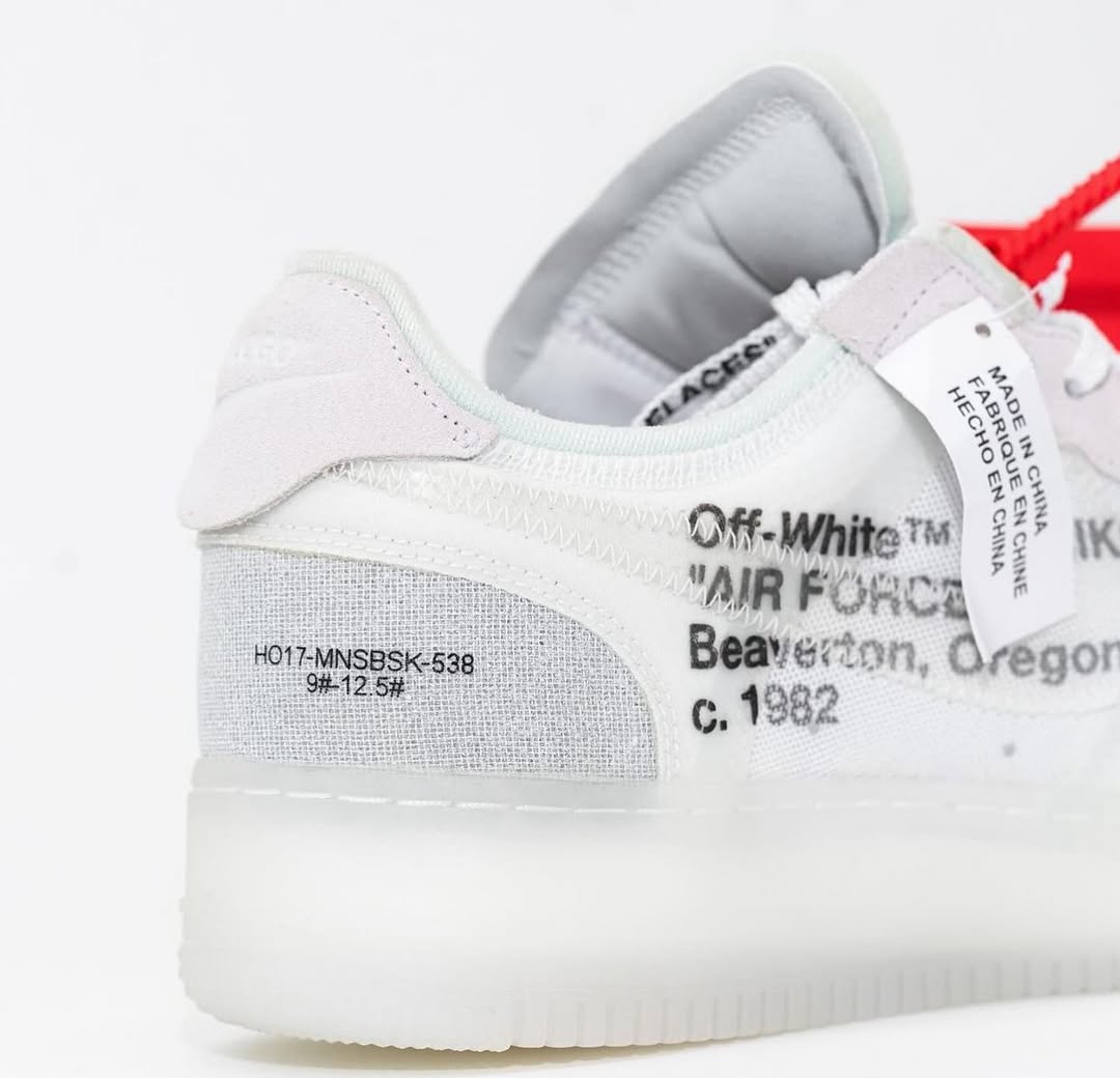 Nike Air Force 1 Low x Off-White 'The Ten' - Image 6