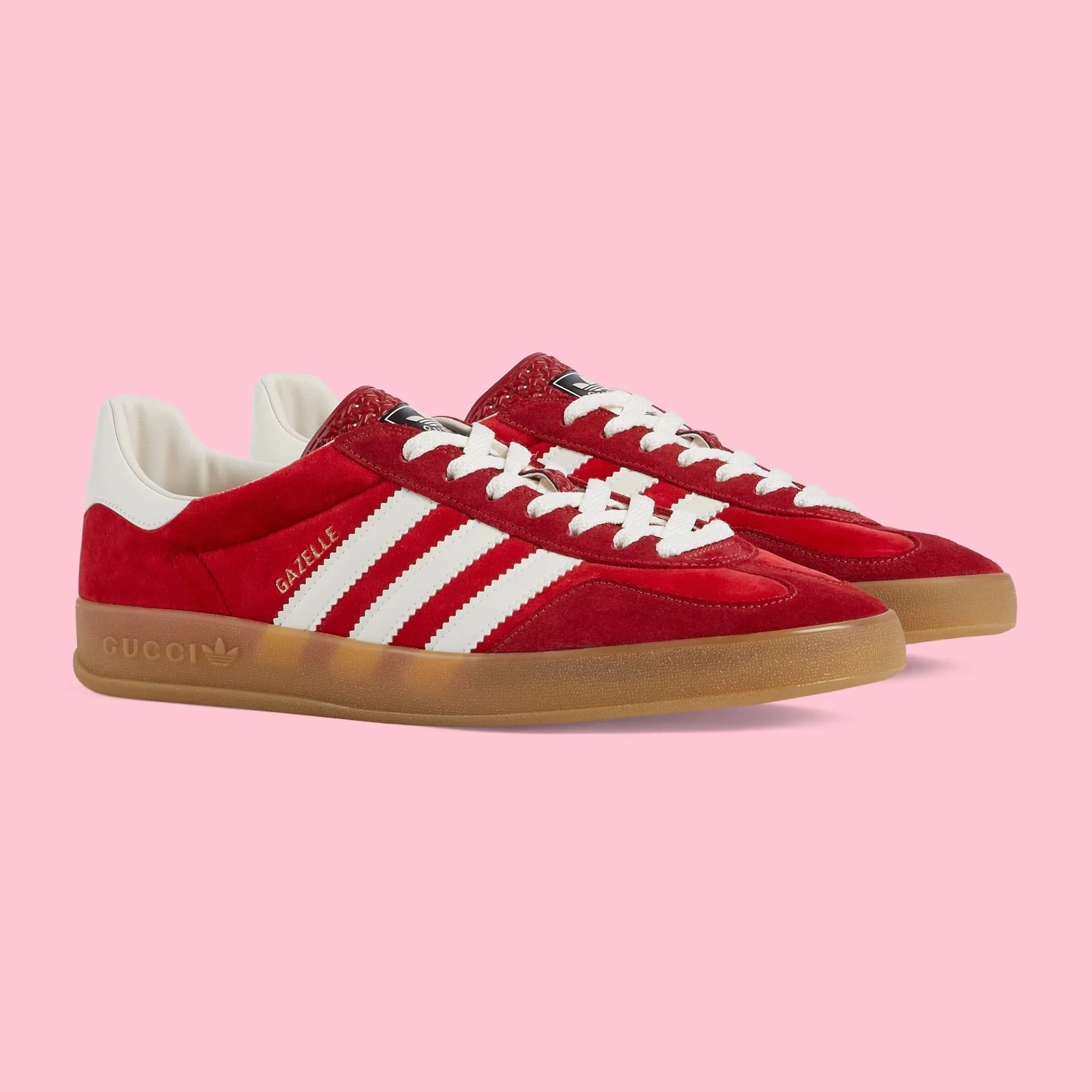 Adidas x Gucci Gazelle ‘Red’ - Image 3