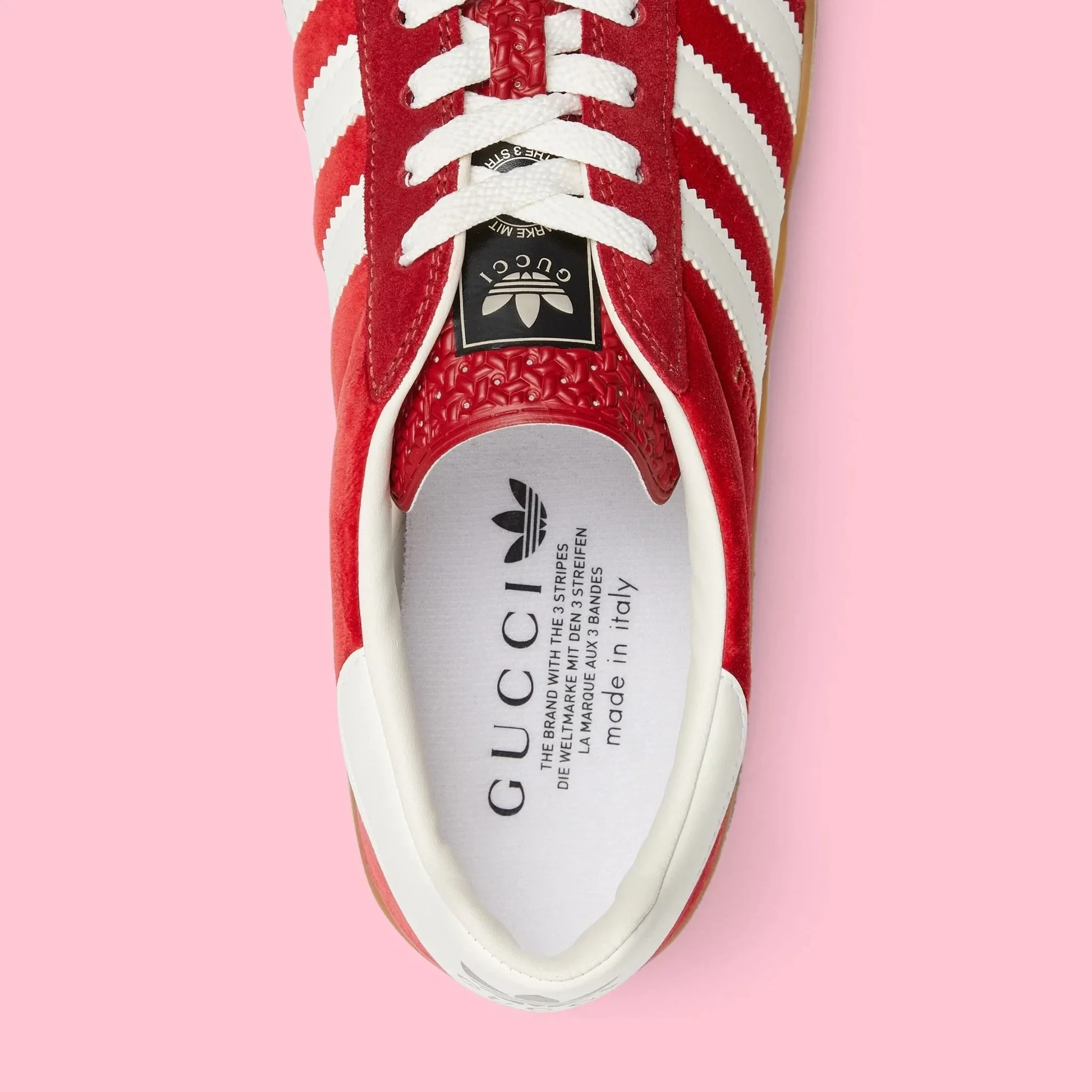 Adidas x Gucci Gazelle ‘Red’ - Image 6