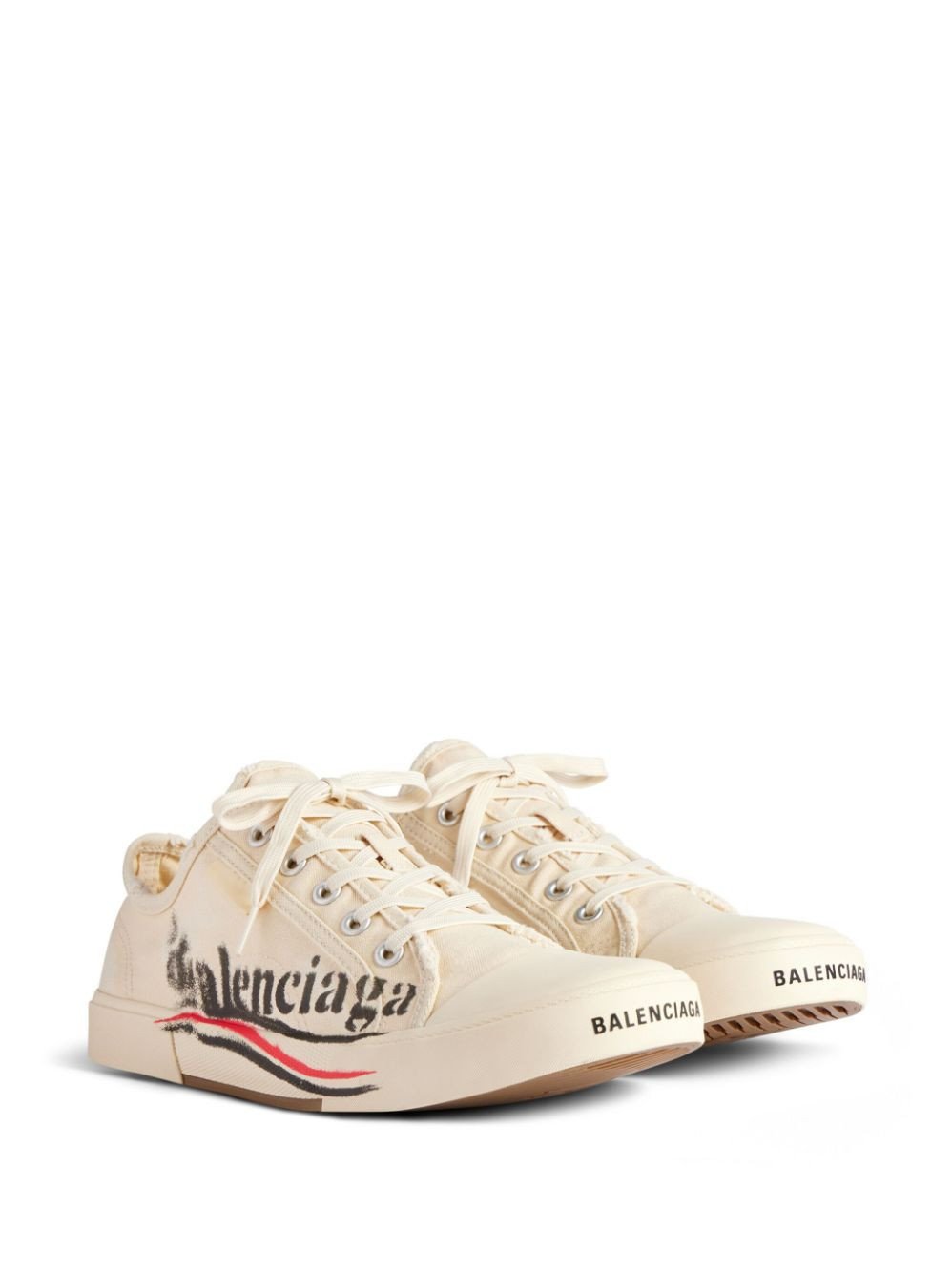 Balenciaga Paris Canvas Sneakers - Image 2