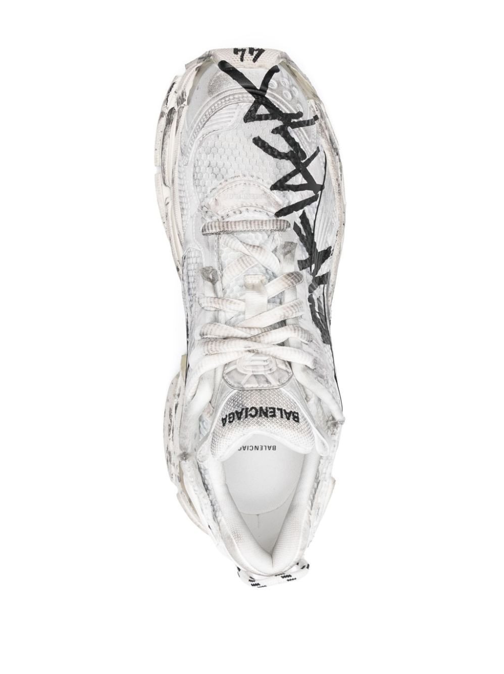 Balenciaga Runner Graffiti-Print Sneakers - Image 4