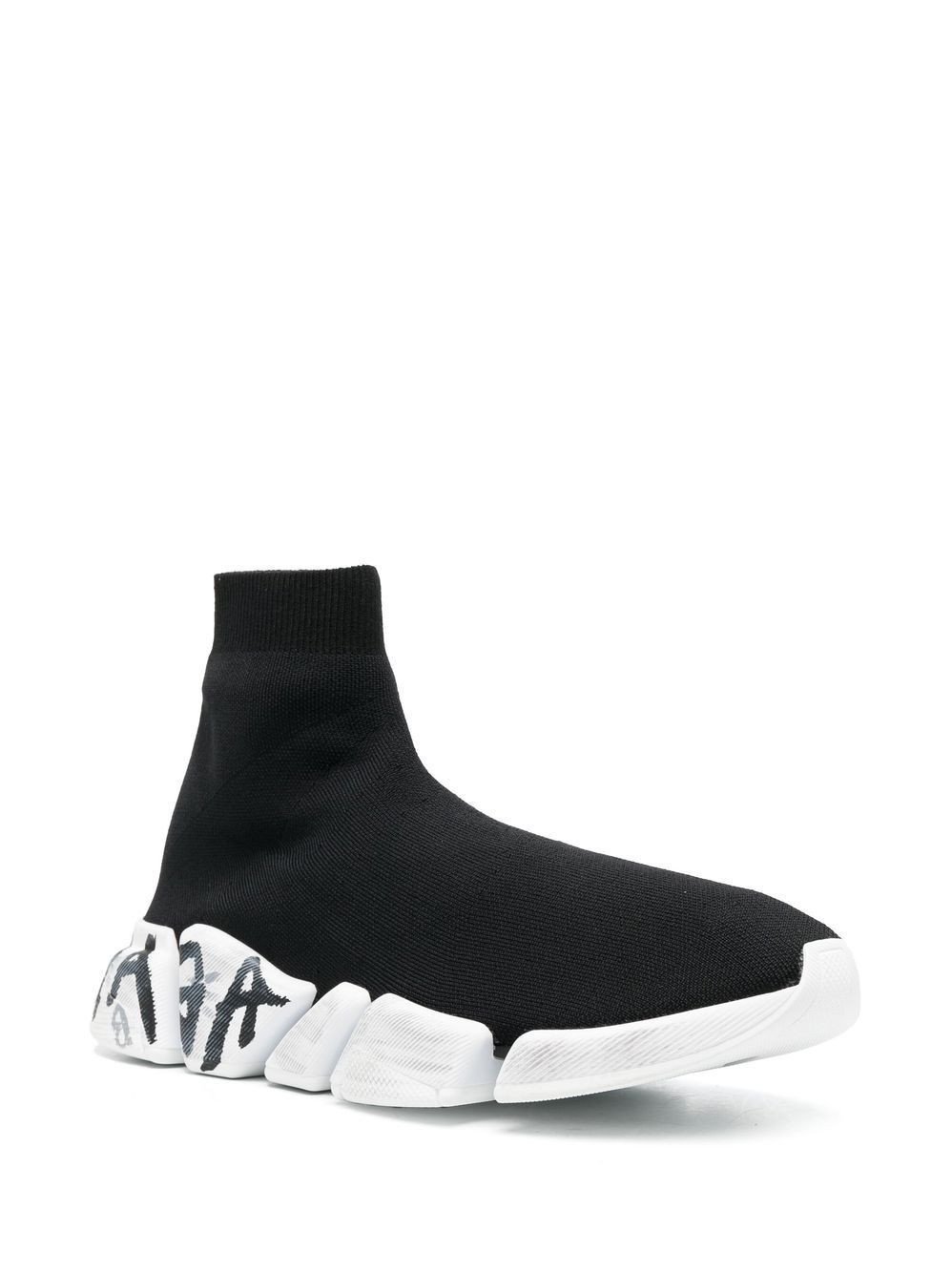 Balenciaga Speed 2.0 Graffiti Sneakers - Image 2