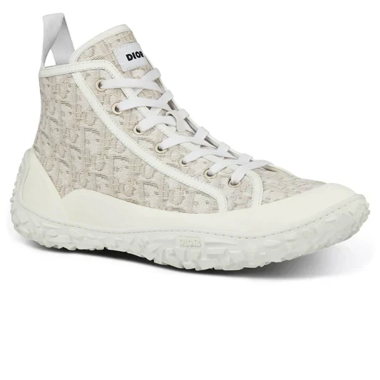 Dior B28 Diorizon Beige Oblique Trainer - Image 2