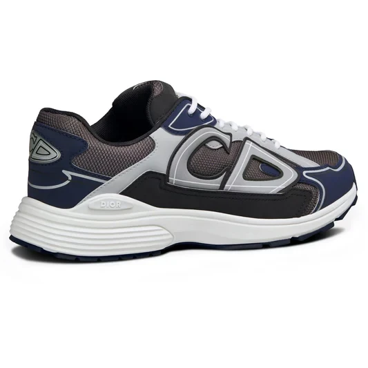 Dior B30 Mesh Black Blue Grey Trainer - Image 3
