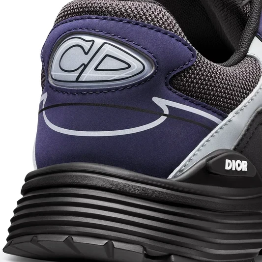 Dior B30 Mesh Blue Black Grey Trainer - Image 4
