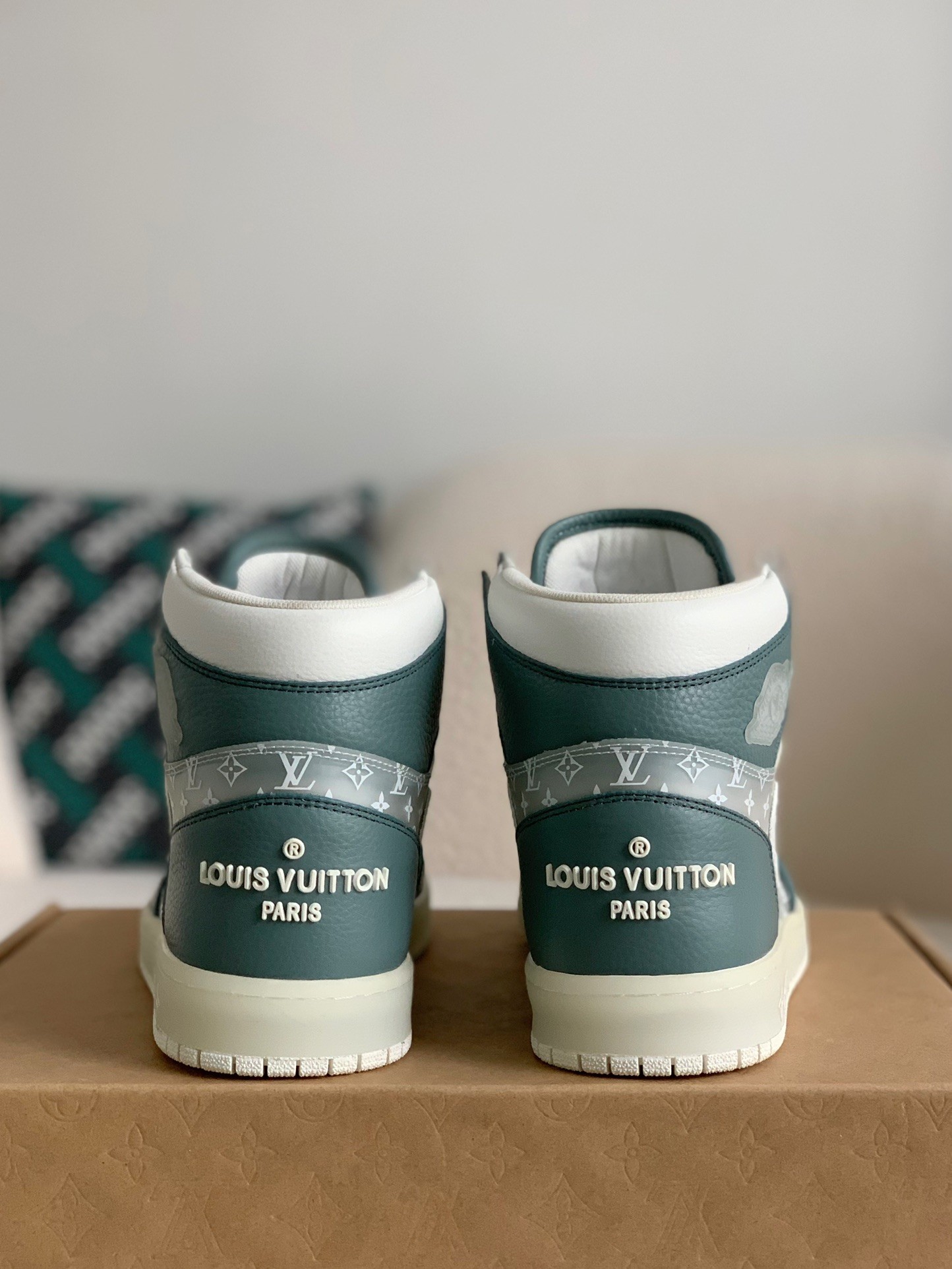 Nike Air Jordan 1 x LV High Custom by The Shoe Surgeon - Image 6