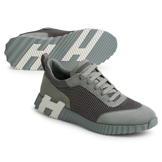 Hermès Paris Bouncing Sneaker Grey - Image 4