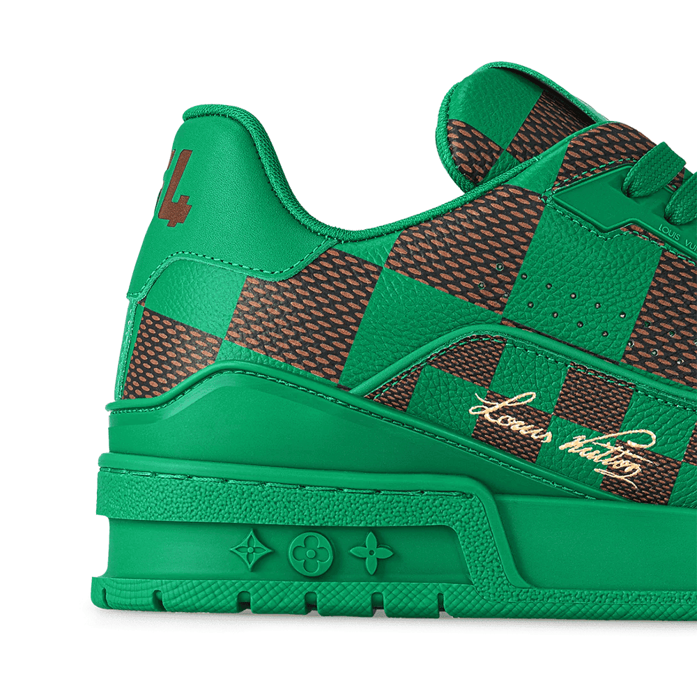 Louis Vuitton LV Trainer Sneaker 'DarkGreen' - Image 3