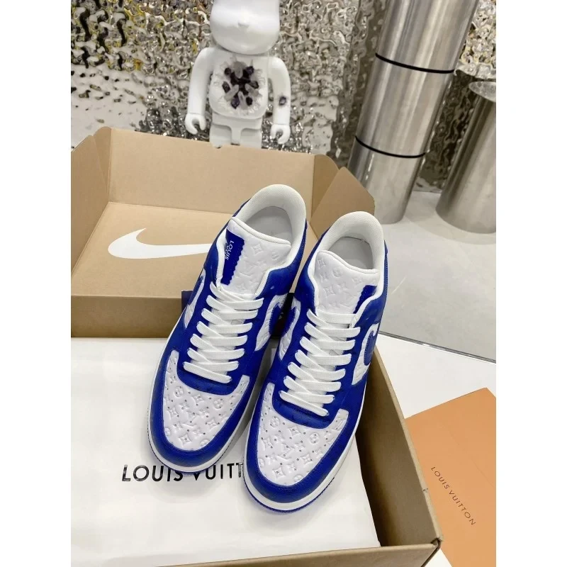 Louis Vuitton x Nike Air Force 1 Low 'By Virgil Abloh White/Blue' - Image 17