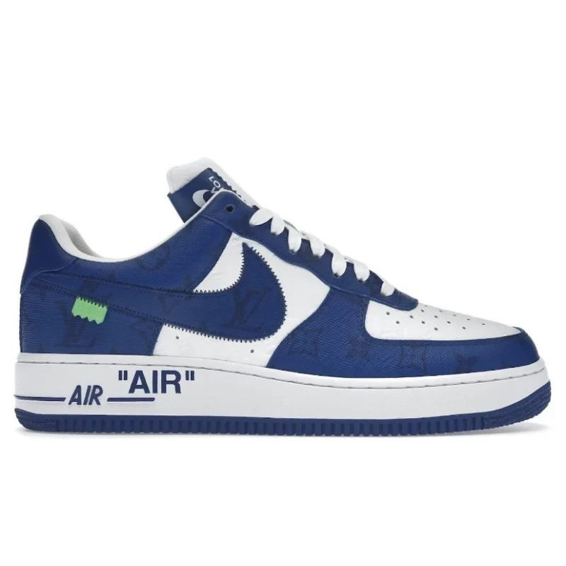 Louis Vuitton x Nike Air Force 1 Low 'By Virgil Abloh White/Blue' - Image 15