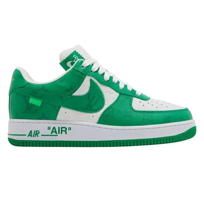 Louis Vuitton x Nike Air Force 1 Low 'By Virgil Abloh White/Green'