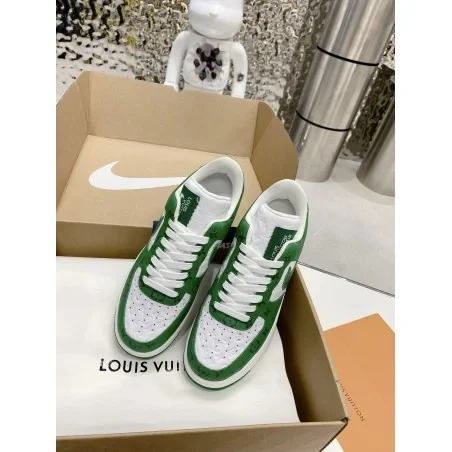 Louis Vuitton x Nike Air Force 1 Low 'By Virgil Abloh White/Green' - Image 13