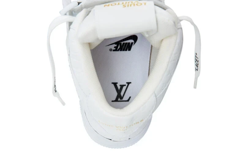 Louis Vuitton x Nike Air Force 1 Mid 'White' - Image 11