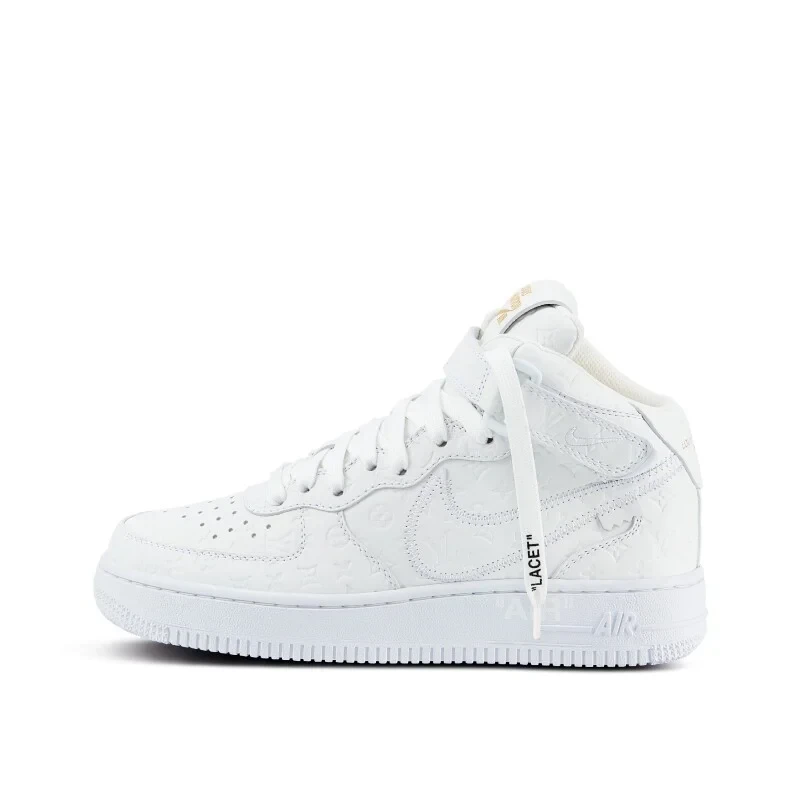 Louis Vuitton x Nike Air Force 1 Mid 'White' - Image 9