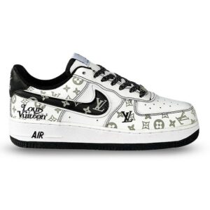 Louis Vuitton x Nike Air Force 1 Monogram Black Edition (Custom)