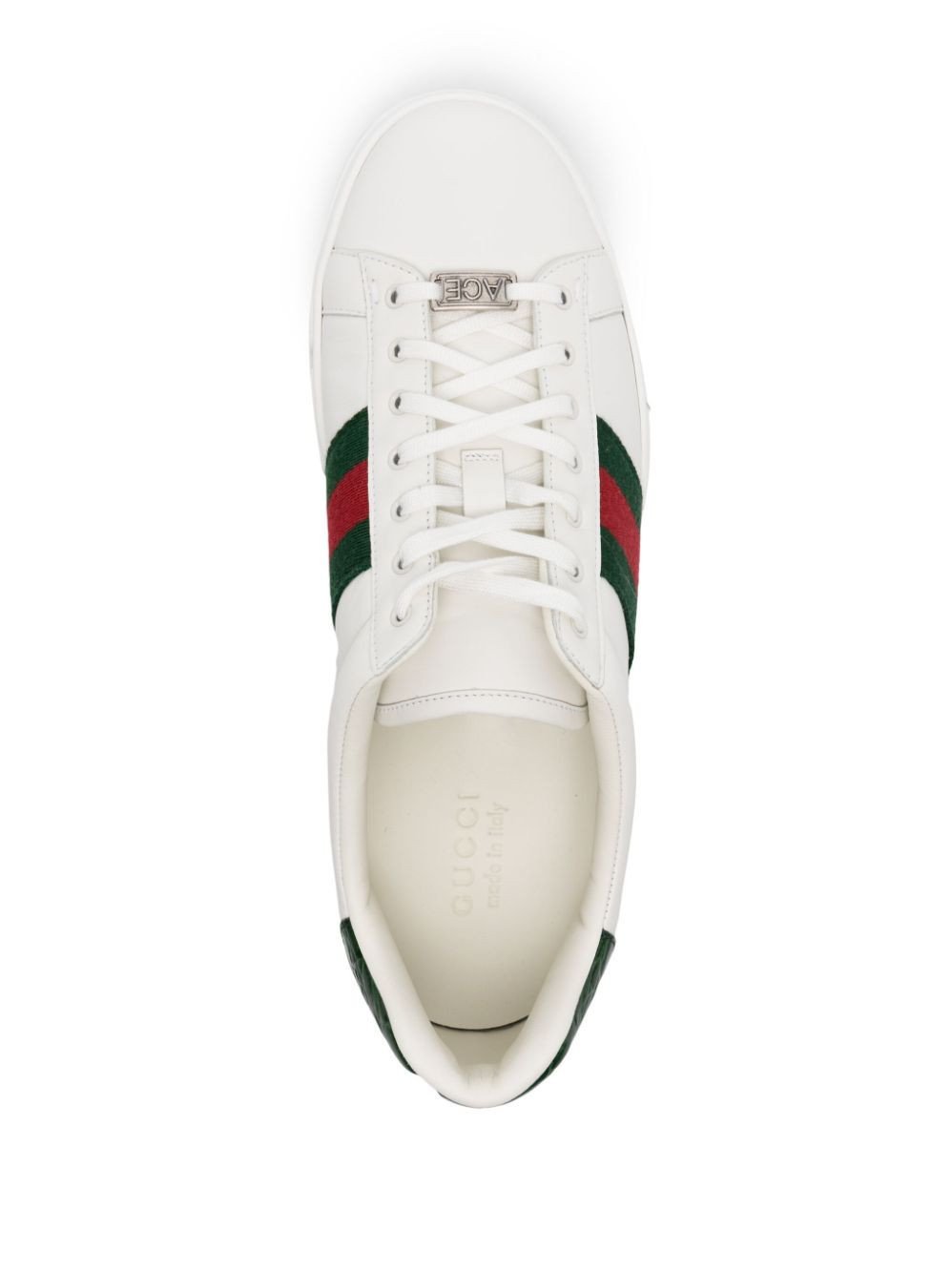 Men's Gucci Ace Leather Sneakers - Image 4