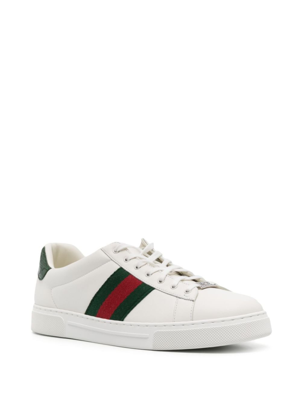 Men's Gucci Ace Leather Sneakers - Image 2