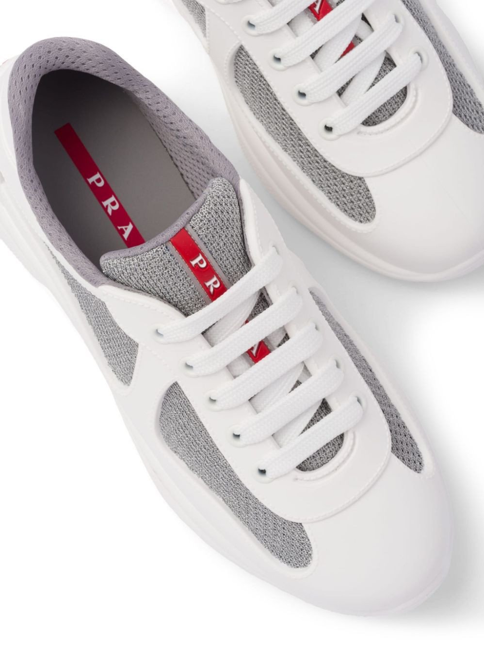 Prada America's Cup Panelled Sneakers - Image 3