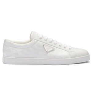 Prada Triangle-Logo Lace-Up Sneakers