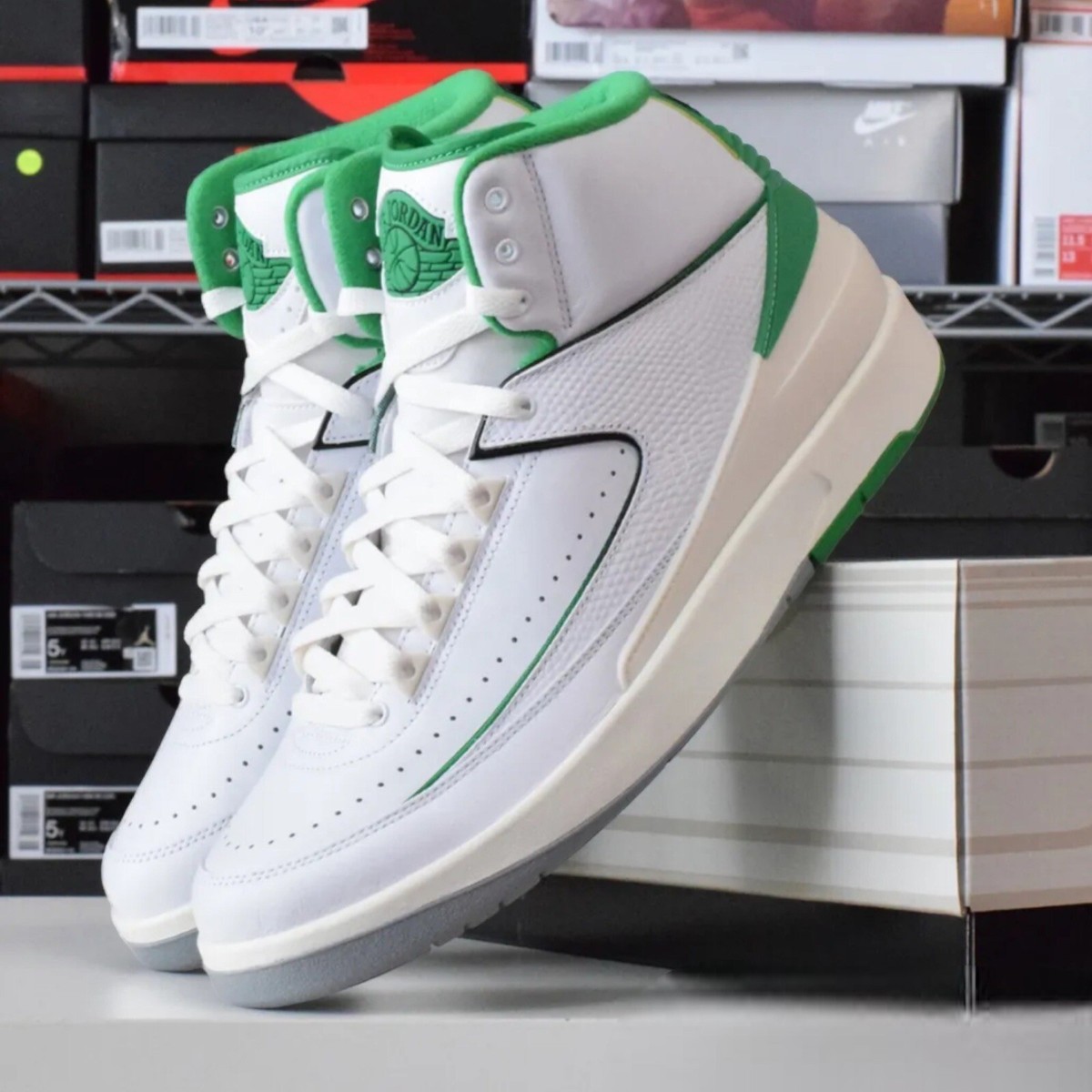 Nike Air Jordan 2 Retro 'Lucky Green' - Image 5