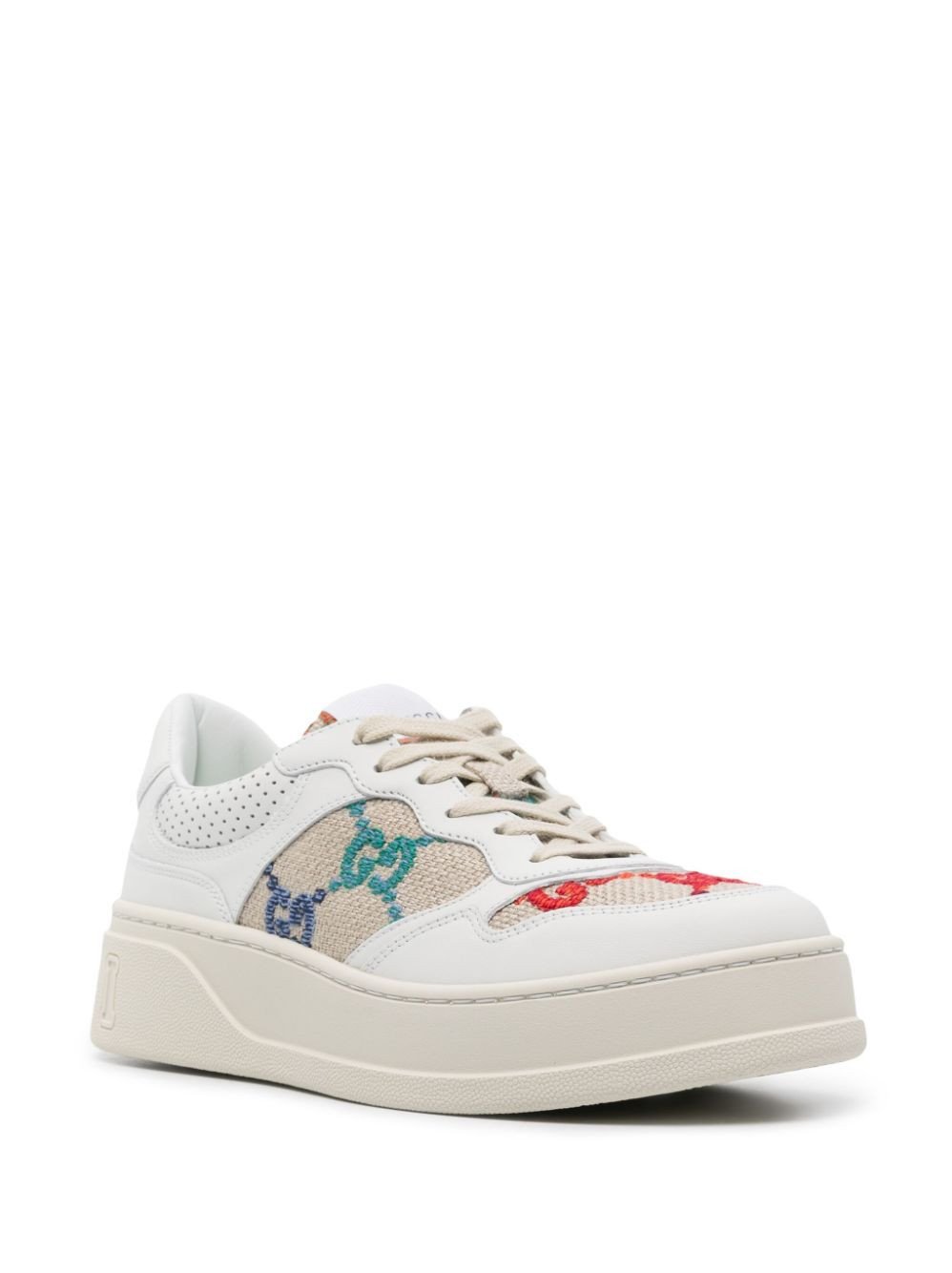 Wms Gucci GG Panelled Sneakers - Image 2