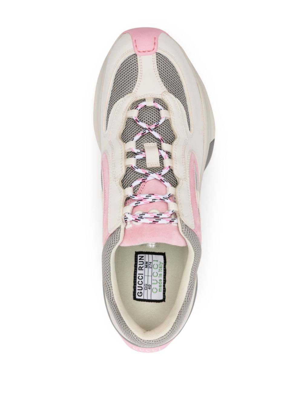 Wms Gucci Run Panelled Sneakers - Image 4