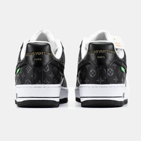 Louis Vuitton x Nike Air Force 1 Low ‘Virgil Abloh – Black White Monogram’ - Image 8