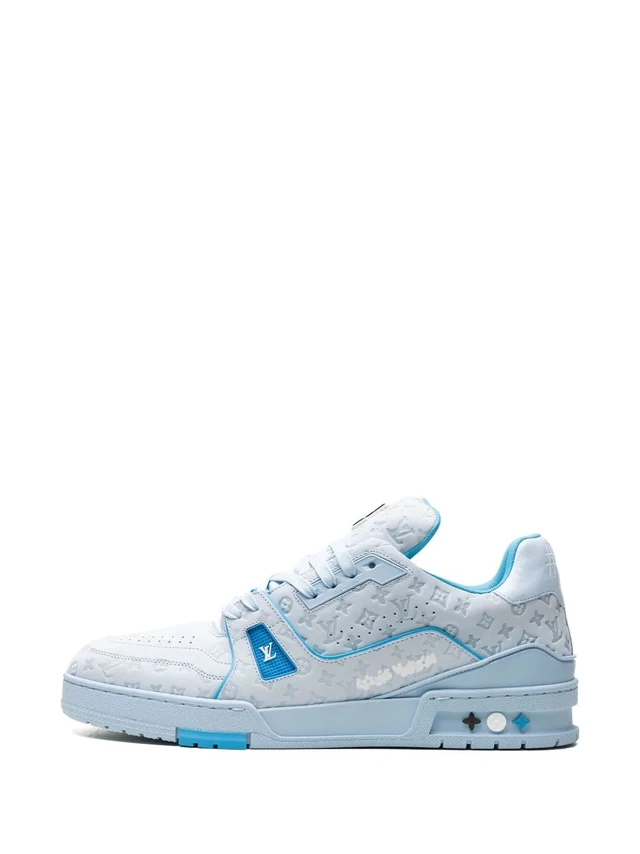 Louis Vuitton x Tyler the Creator LV Trainer “Blue” sneakers - Image 3